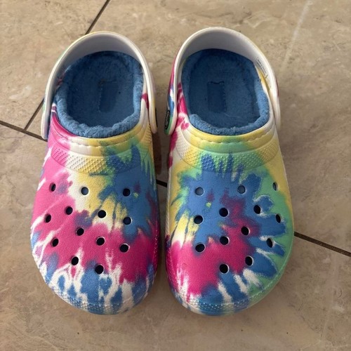 Crocs kids classic fuzz lined - classic,